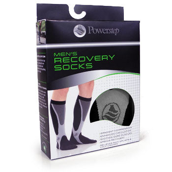Recovery Socks – Men’s Gray/Black Compression Socks image 3