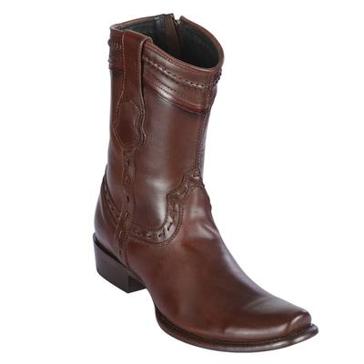 MEN'S KING EXOTIC LEATHER BOOTS DUBAI TOE HANDCRAFTED BROWN (479B3807) image 0