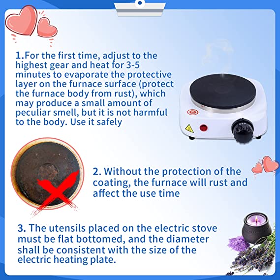 Candle Making Kit,Easy to Make Candle Soy Wax Kit,Including Soy Wax, Wicks,Melting Pot with Heat-Resistant Handle,Making Kit with Wax Melter hot Plate image 6