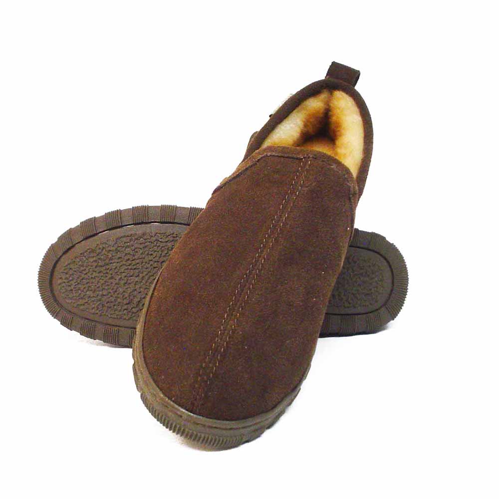Cloud Nine Sheepskin S500 Booties Slippers Chocolate/Gold Misty Size Men's 13 image 0