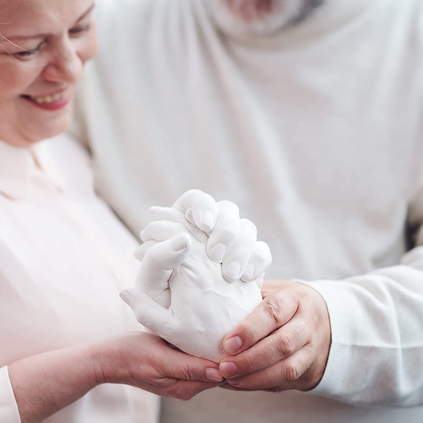 HomeBuddy Hand Casting Kit - Keepsake Hands Mold Kit with Powder Mixing Bucket, Plaster Mold, Alginate Molding Powder, Mothers Day Gifts, Unique Gift for Couples - Test Kit Included image 7