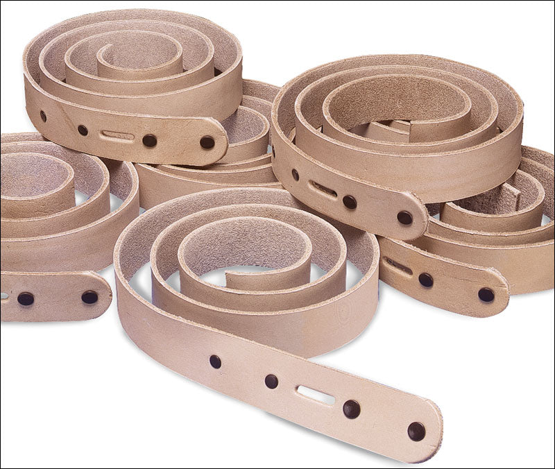 Tandy Leather Natural Cowhide Leather Belt Blanks image 0