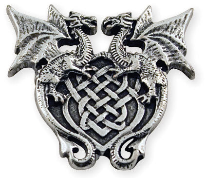 Tandy Leather Winged Dragon Crest Concho #71507-04 image 0