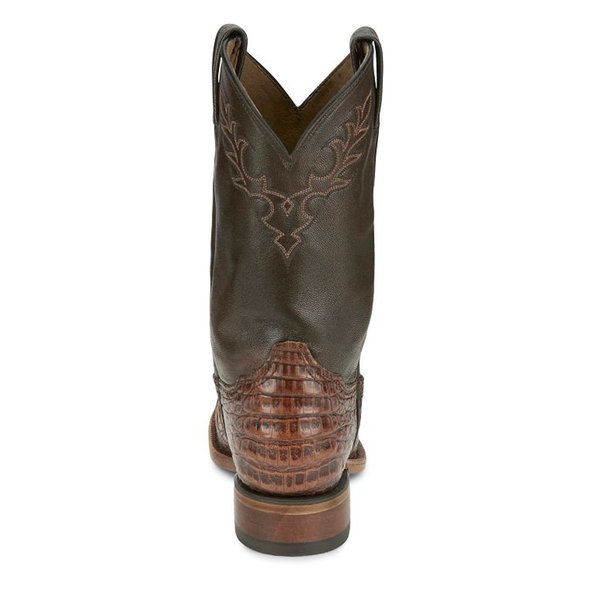 Tony Lamas Boots Men's Footwear Western Delmonte 11" Caiman Color Pecan image 4