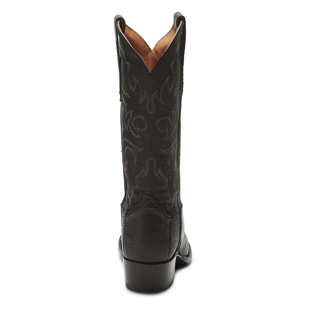 Tony Lamas Boots Men's Footwear Nacogdoches 13" Teju Lizzard Color Black image 4