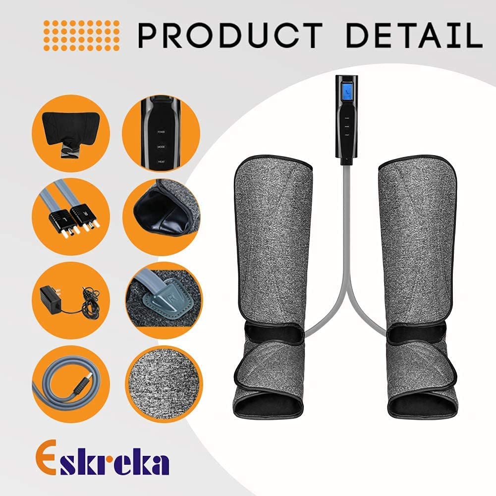 Leg Massager for Circulation and Relaxation, Air Compression Calf Thigh Foot Ma image 5