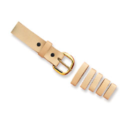 Tandy Leather Natural Cowhide Belt Keepers image 0
