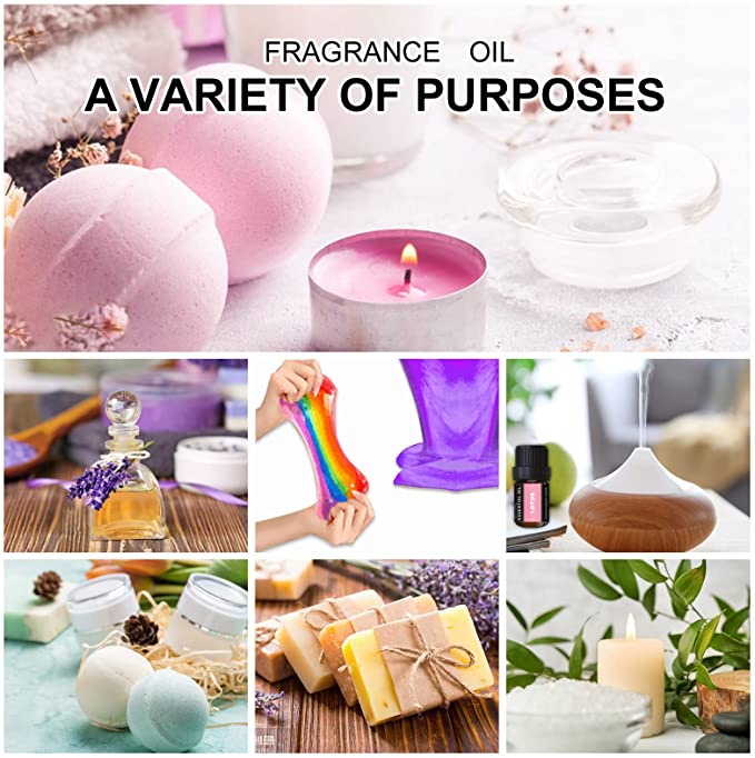 48 Bottons Essential Oil Set, Premium Scented Fragrance Oils for Soap, Candle Bath Bombs Making (5ml/0.17oz) image 5