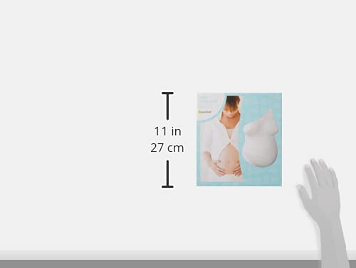 Pearhead Belly Casting Kit, Gender-Neutral Pregnancy Keepsake for Expecting Mothers, Baby Nursery Décor, Mother’s Day Keepsake, White image 6
