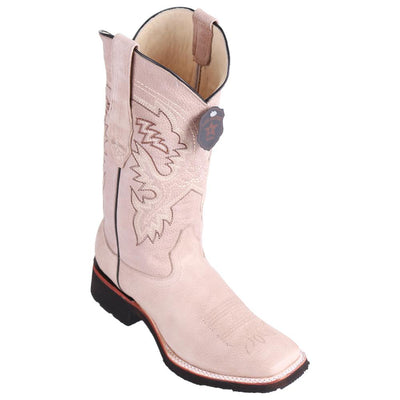 LOS ALTOS BOOTS MENS #82E2709 WIDE SQUARE TOE | GENUINE PULL UP LEATHER BOOTS | COLOR POMEX image 0