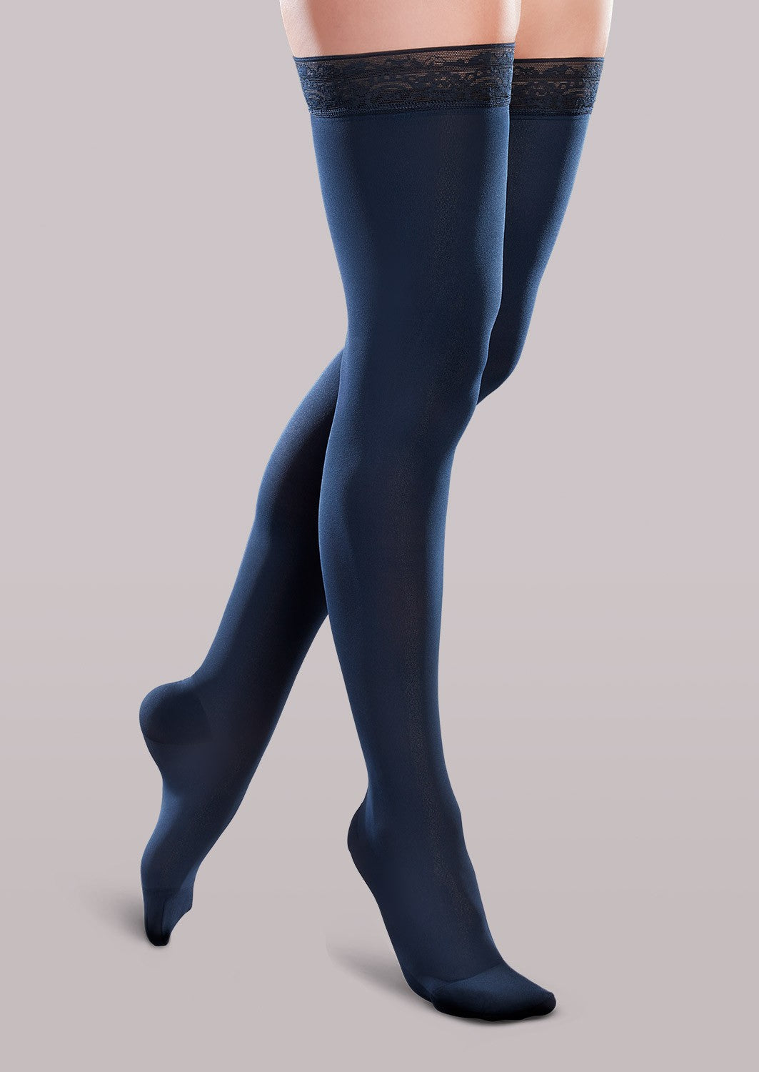 Women's Moderate Support Microfiber Thigh Highs image 4