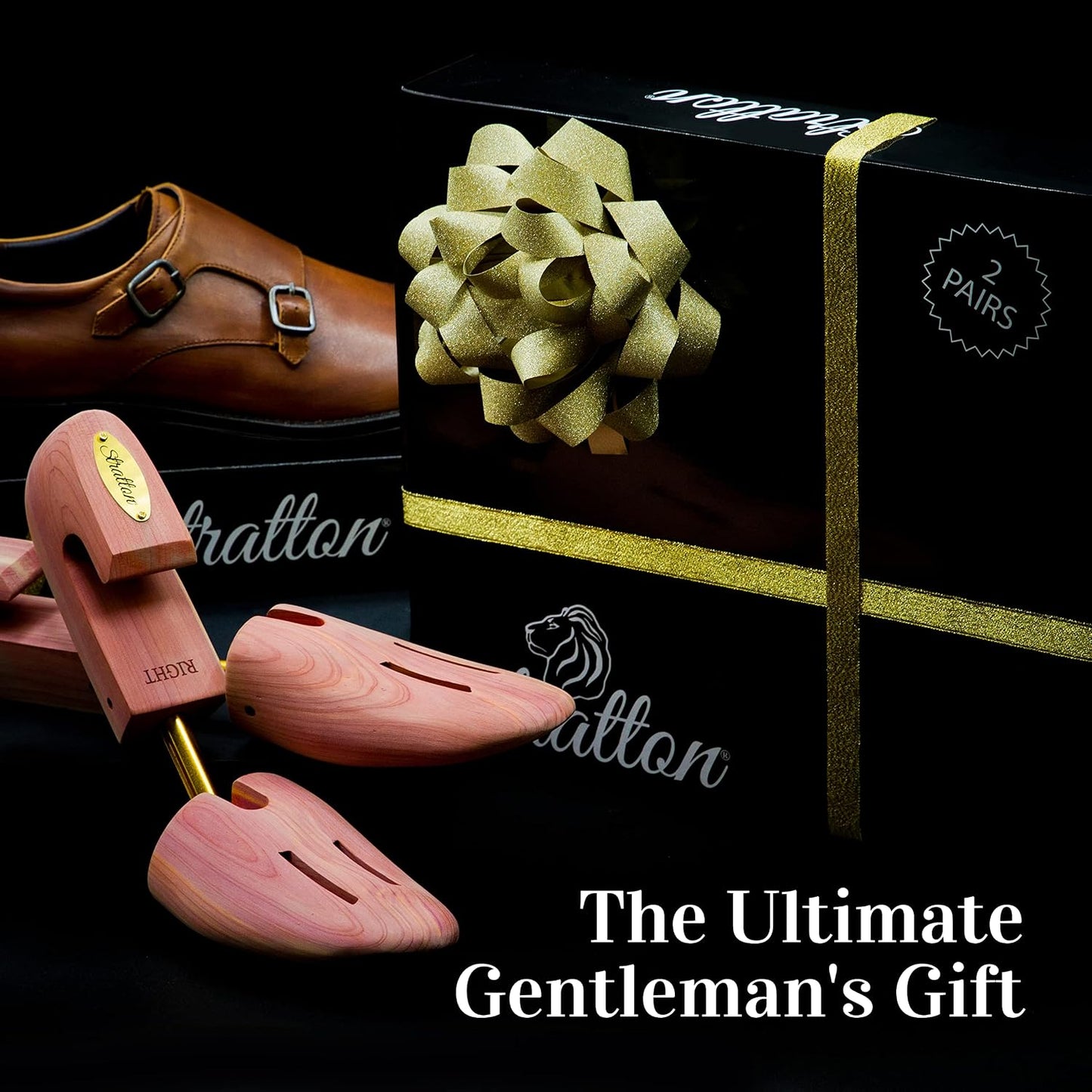Stratton Adjustable Cedar Shoe Trees 2-Pack — USA Cedar