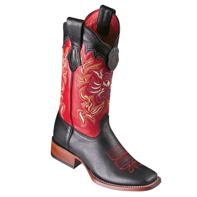 WOMEN’S LOS ALTOS LEATHER BOOTS WIDE SQUARE TOE HANDCRAFTED | COLOR BLACK (3222705) image 0