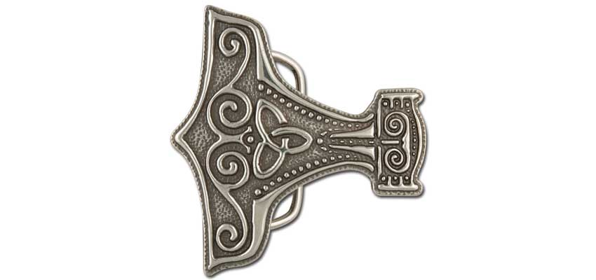 Tandy Leather Mjolnir Trophy Buckle 1-3/4" (44 mm) #7976-35 image 0