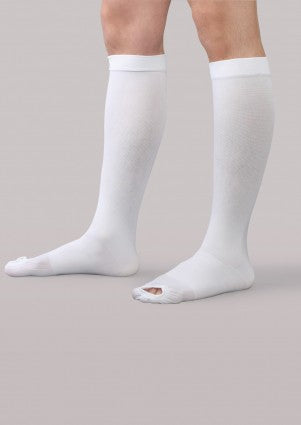 Anti-Embolism 18mmHg Knee High Open-Toe Stockings image 0