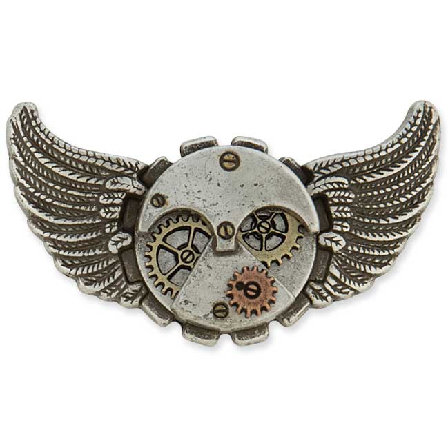 Tandy Leather Flying Time Concho #71509-04 image 0