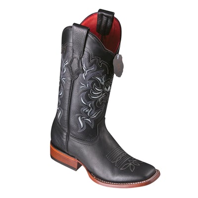 WOMEN’S LOS ALTOS LEATHER BOOTS WIDE SQUARE TOE HANDCRAFTED | COLOR BLACK (3222705N) image 0