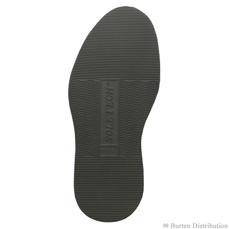 Soletech 15 Iron 'Scooter Sole' Black Fullsole Rubber Replacement Shoe Repair image 0