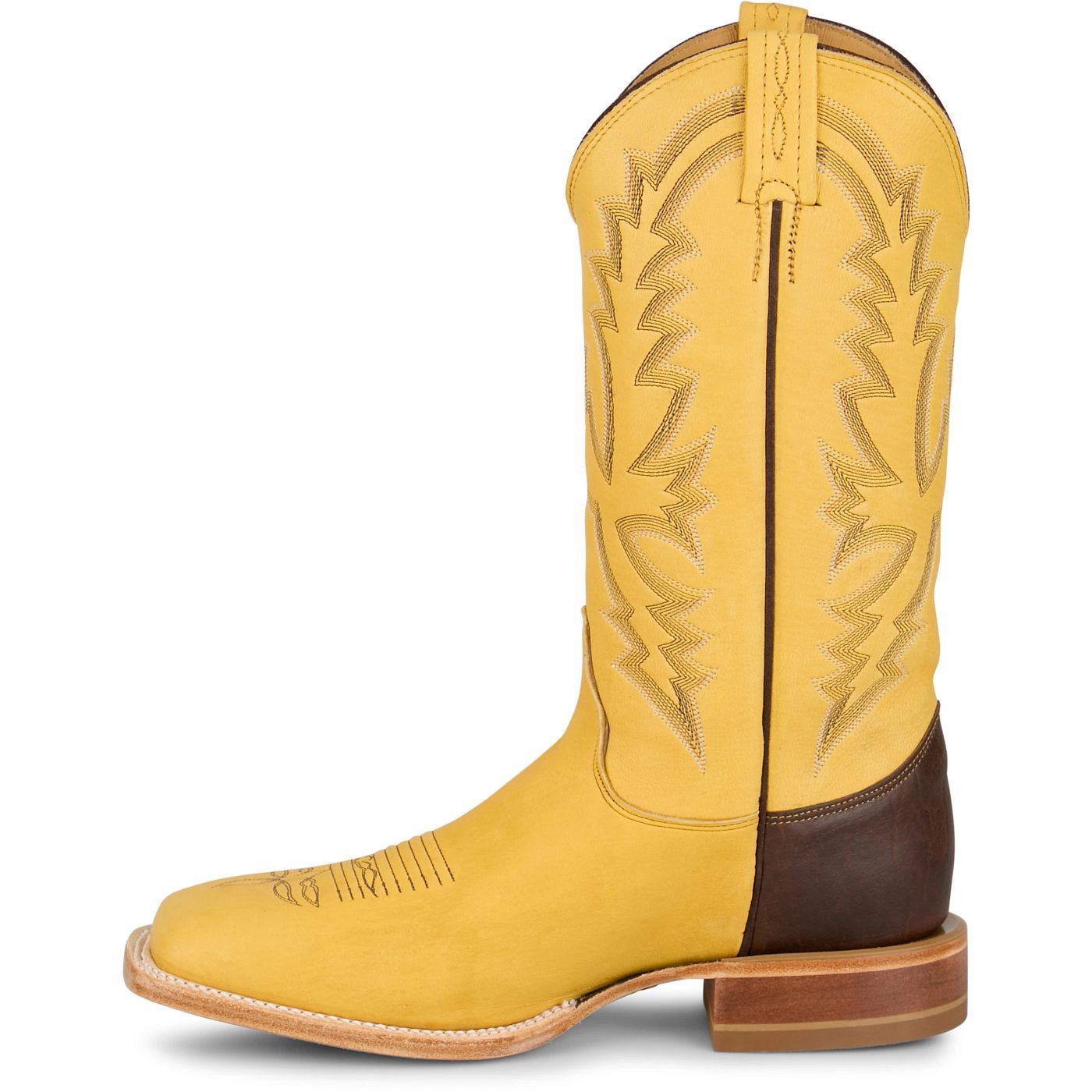 Justin Boots Boston 13 Whitetail Deer Yellow CX1330 Outsole View