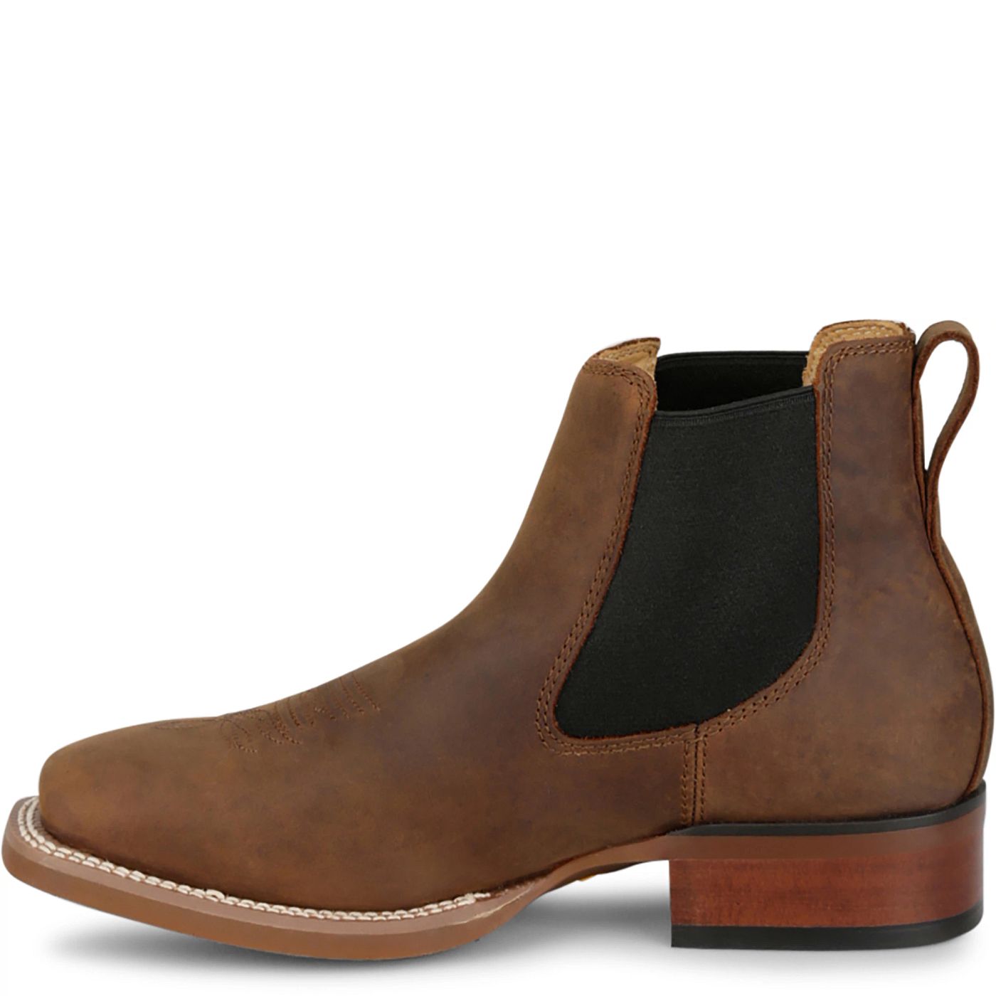 Justin Boots Men's Crazy Buck 6" Western Boot - Brown Cowhide (FN4150) - View 8