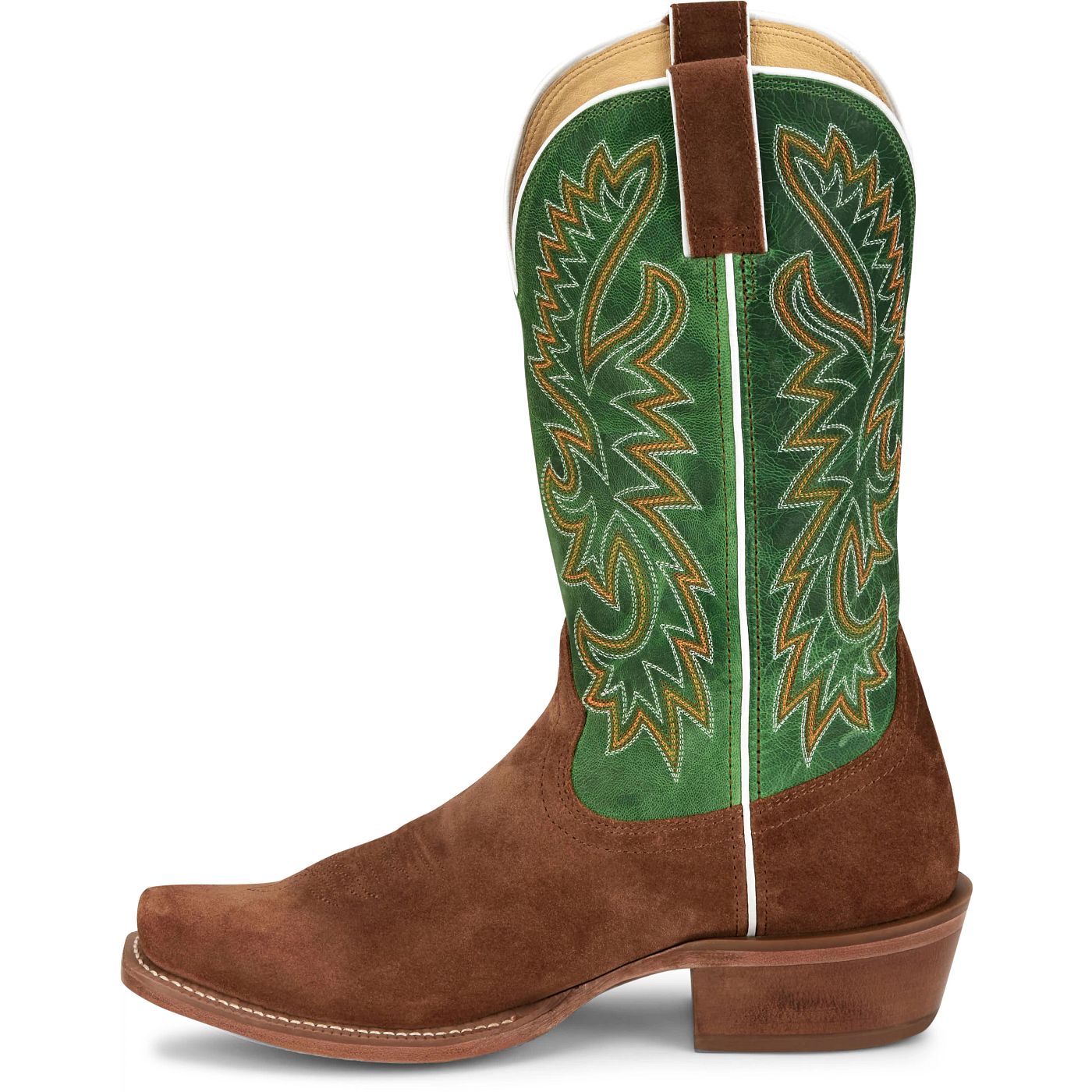 Justin Boots Men's Jimmy 13" Western Boot - Alfalfa Goat (FN7254) - View 8