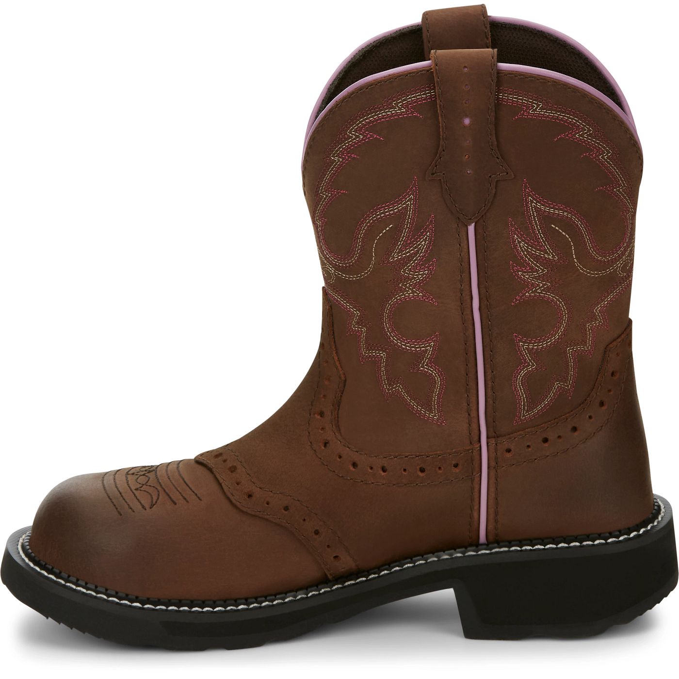 Justin Work Women's Wanette 8" Steel Toe Waterproof Boot - Aged Bark (GY9980) - View 8