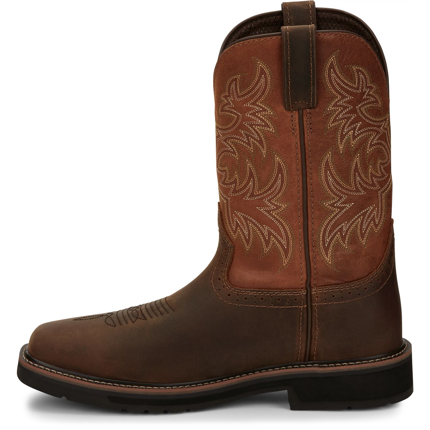 Justin Work Men's Switch 11" Composite Toe Boot - Orange (SE4812) - View 8