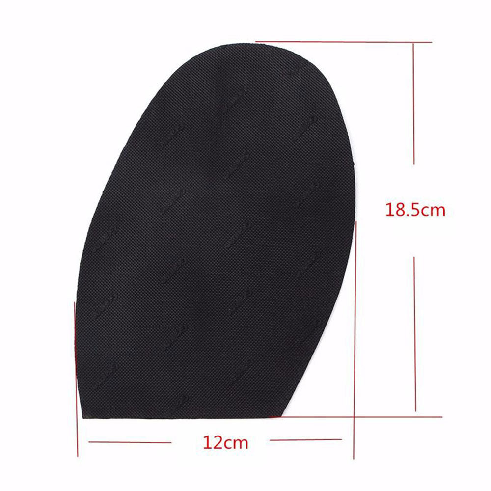 1 Pair Repair Rubber Shoe Sole, Anti Slip Protective Half Soles, Outsole Forefoot Pads, Repairs Shoe Supplies Transparent image 1