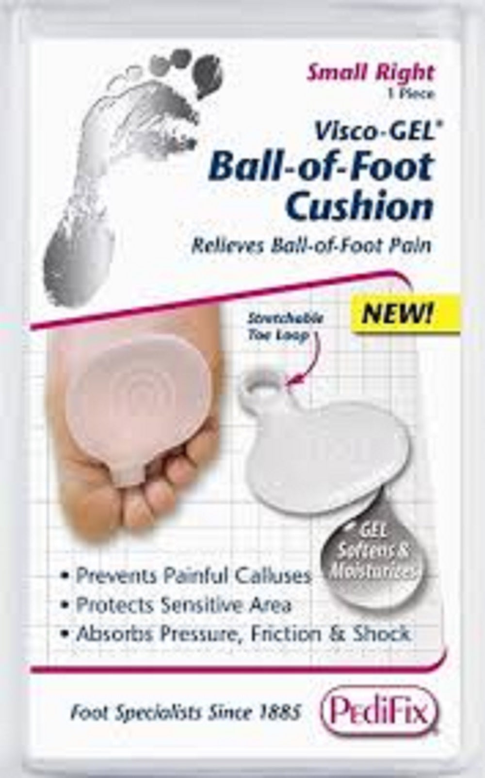 Pedifix Gel Ball Of Foot Cushion image 0