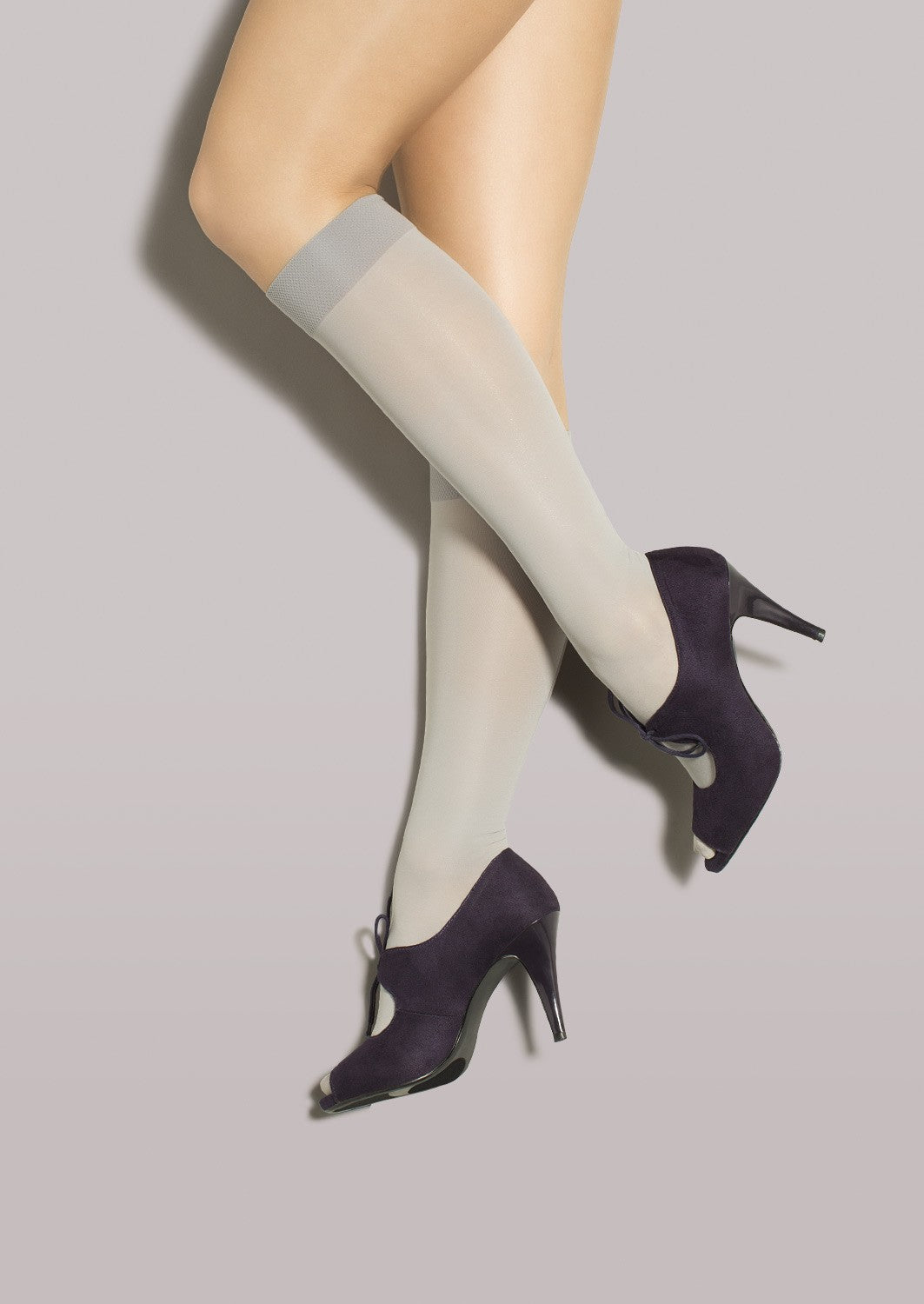 Discontinued Colors! Women's Light Support Knee High Stockings image 1