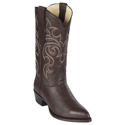 LOS ALTOS BOOTS MENS #992707 J TOE | GENUINE GRISLY LEATHER BOOTS | COLOR BROWN image 0