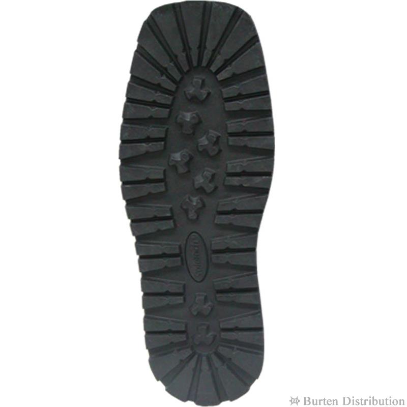 Soletech 148 'Flat Lug' Black Fullsole Rubber Replacement Shoe Repair image 0