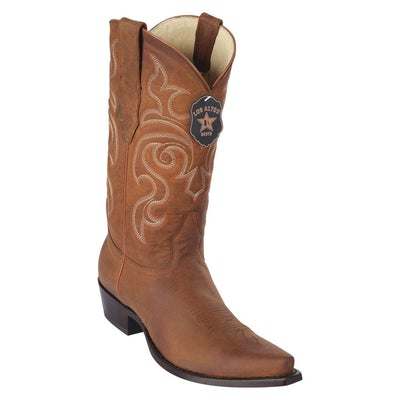 LOS ALTOS BOOTS MENS #942051 SNIP TOE | GENUINE MADDOG LEATHER BOOTS | COLOR HONEY image 0