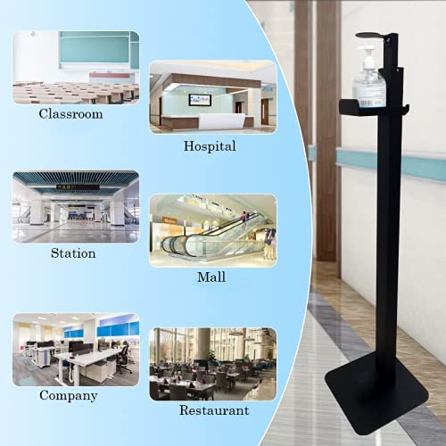Foot Operated Hand Sanitizer Stand,Touchless Pedal Hand Sanitizer Dispenser Stand Height Adjustable Hand Sanitizer Station,100% Mechanical,for Commercial and Industrial Use-Easy Assembly image 6