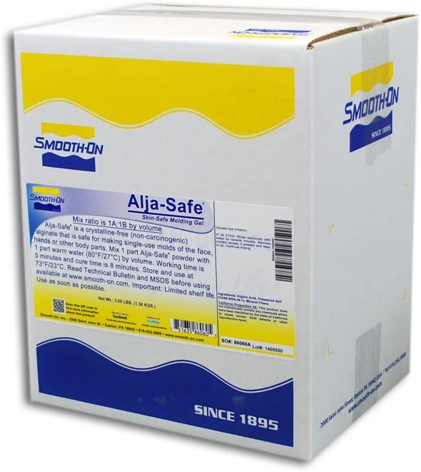 Alja-Safe Lifecasting Alginate 3-lb Box - Plaster Casting Kit image 1