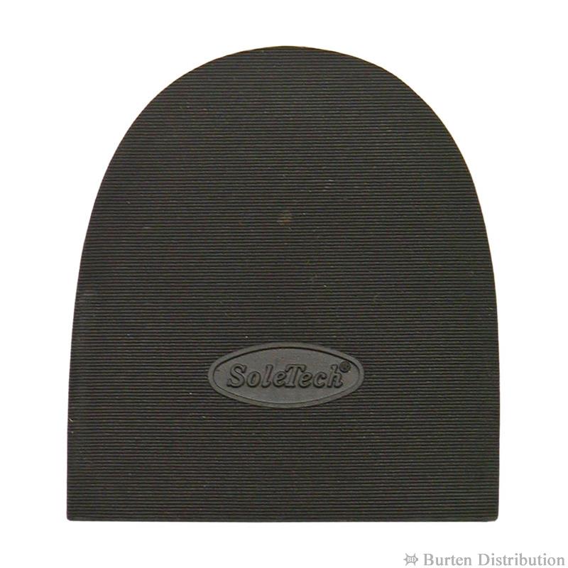 Soletech Fineline -18 Iron Shoe Repair Replacement Heels Black Rubber | Shoe, Boots Repair image 0
