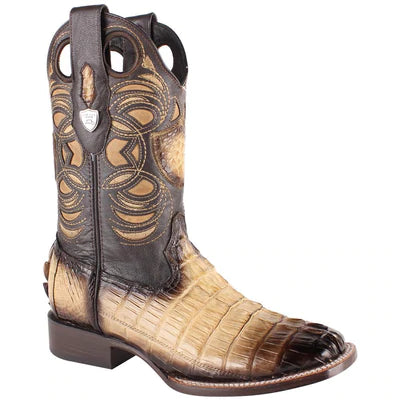 WILD WEST BOOTS #28240111 MEN'S | COLOR ORYX | MEN’S WILD WEST CAIMAN TAIL BOOTS HANDCRAFTED image 0