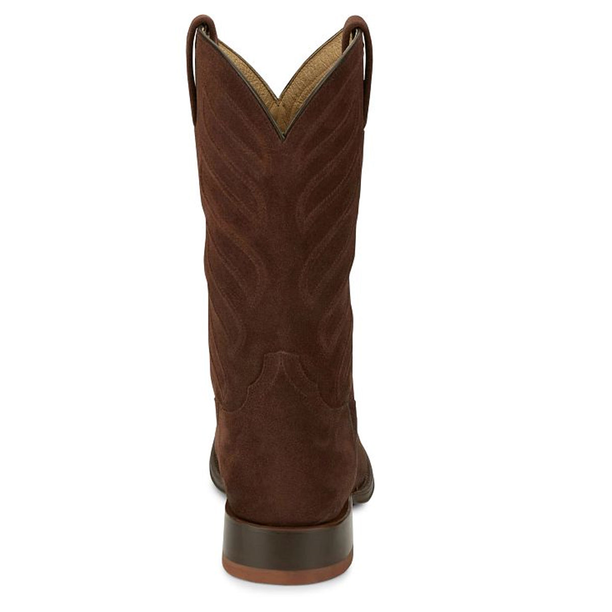 Tony Lamas Boots Men's Western Amado 12" Suede Color Deep Coffe image 4