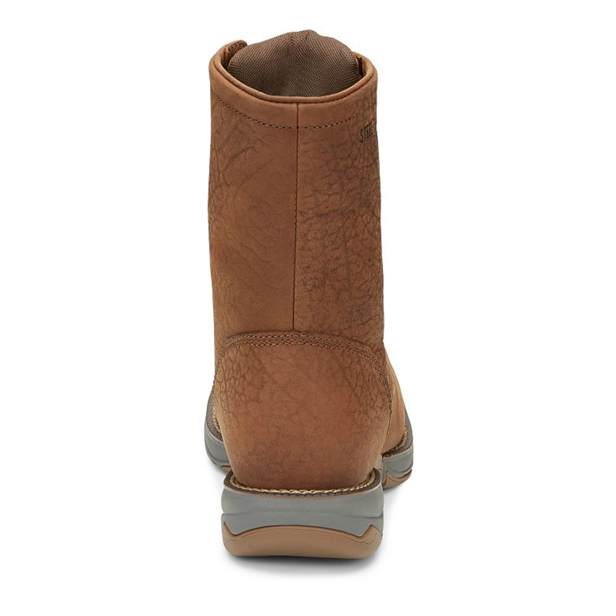 Tony Lamas Boots Men's Footwear Work Tova 8" Stell Toe Lace Up Color Tawny image 4