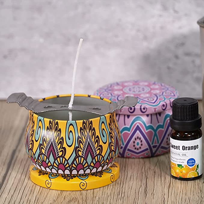 DIY Candle Making Kit Supplies, Complete Beginners Set with Soy Wax, Pot, Tins, Dyes, Wicks & More image 5
