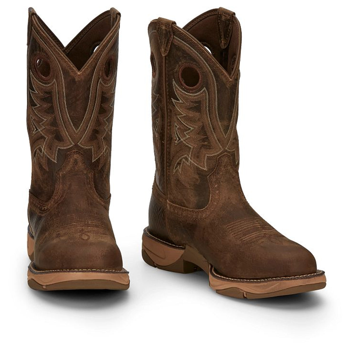 Tony Lamas Boots Men's Footwear Work River 11" Extra Wide Round Toe Work Boot Color Tumbleweed image 1