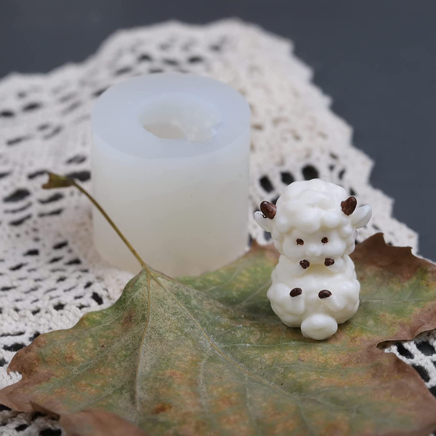 5 Pack Mini Sheep Soap Mold Handmade Soap Silicone Mold Soap Mold Candle Mold Ice Sculpture Mold Bird Soap Mold Aroma Plaster Mold image 3