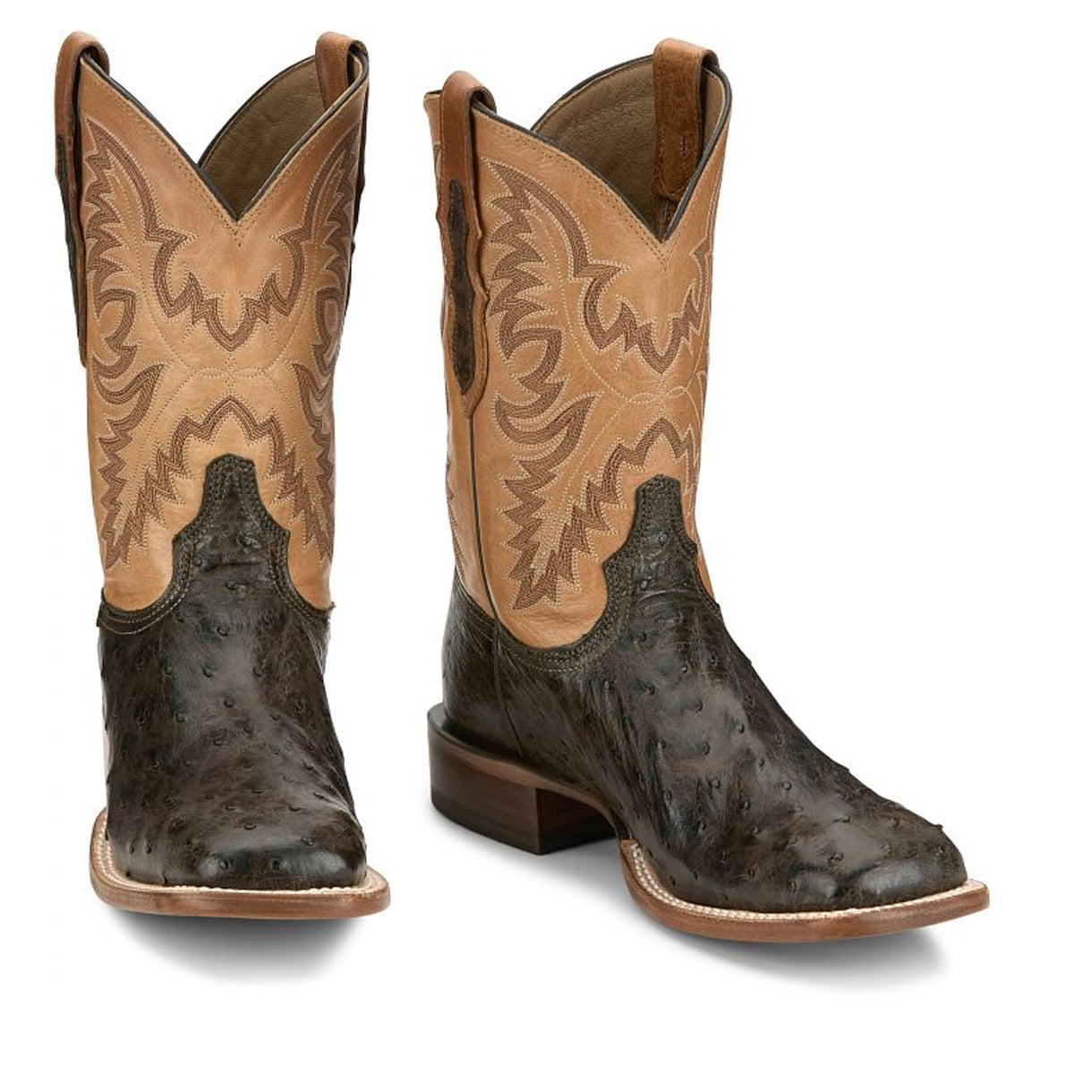 Tony Lamas Boot Men's Footwear Western Vale 11" Full Quil Color Umber image 0