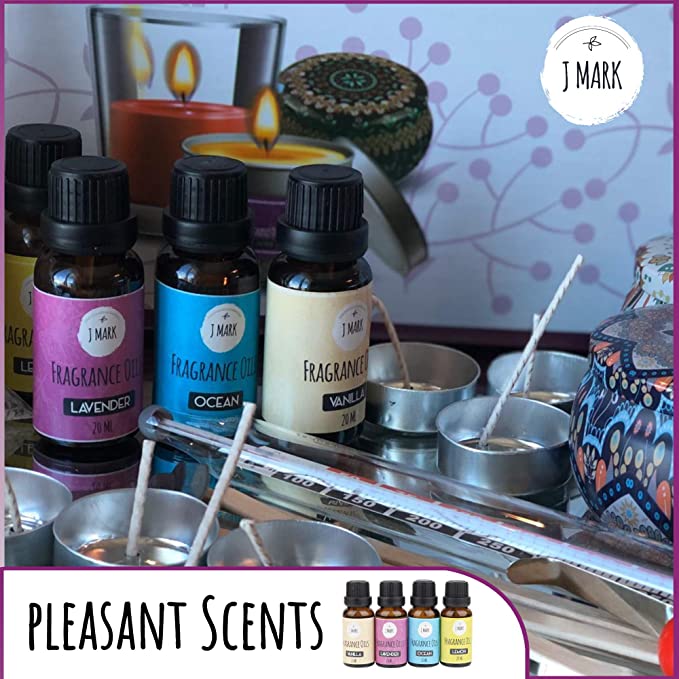 DIY Candle Making Kit for Adults – 66Pcs Candle Making Kit Supplies with Melter, Decorative Candle Tins, 8oz Natural Soy Wax, Dye, Fragrance Oils, Cotton Wicks, Melting Pot, Wick Holder for Beginners image 5