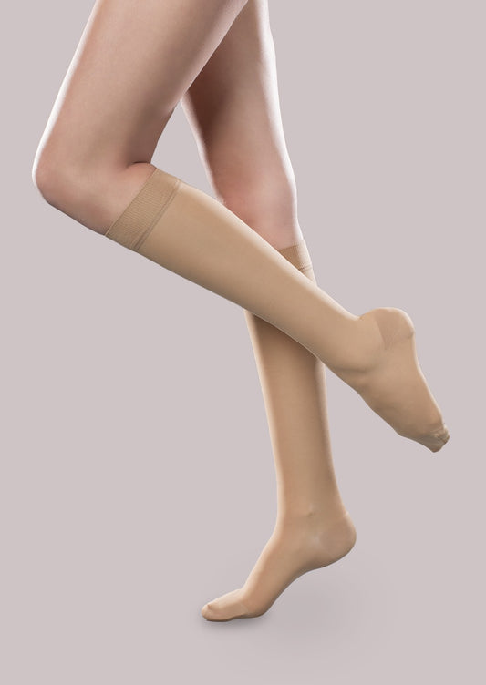 Sheer Ease Women's Open-Toe Firm Support Knee High (30-40 mmHg) image 0