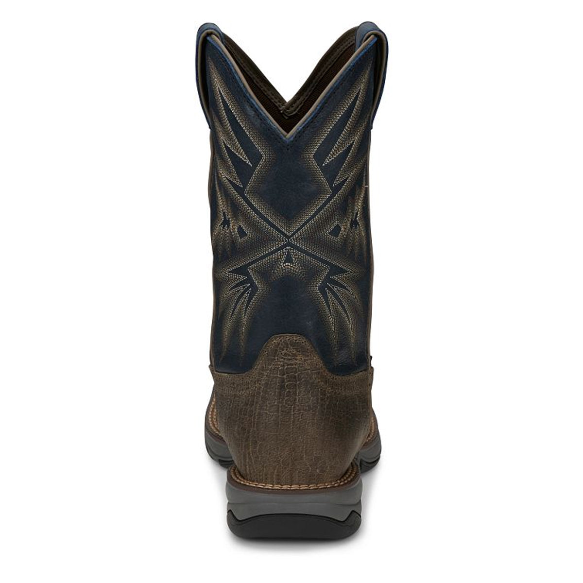 Tony Lamas Men's Footwear Work Bartlett 11" Pull-On Steel Toe Work Boot Color Stone image 4