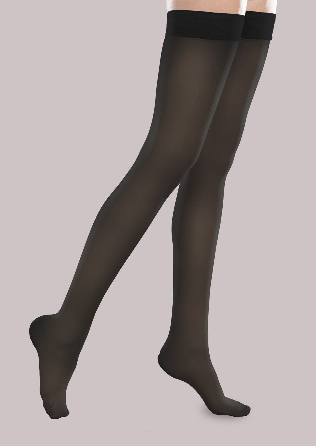 Sheer Ease Women's Mild Support Thigh High (15-20 mmHg) image 2