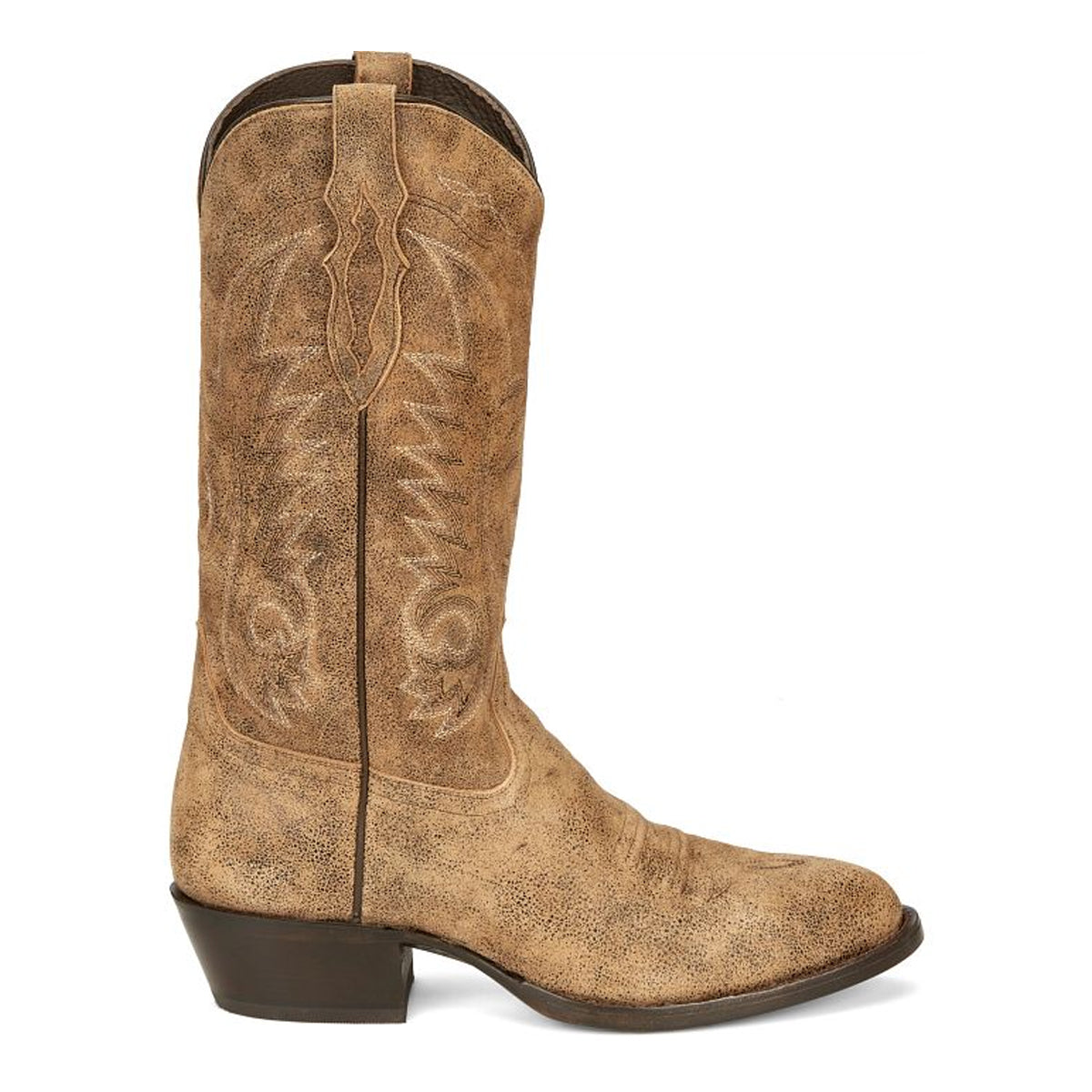 Tony Lamas Boots Men's Footwear Western Outpost 13" Round Toe Western Boot Color Gold/Tan image 2