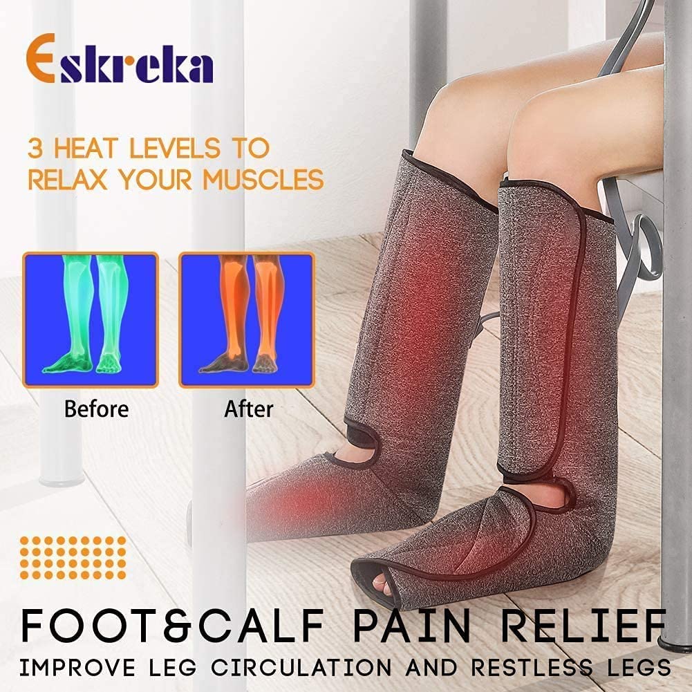 Leg Massager for Circulation and Relaxation, Air Compression Calf Thigh Foot Ma image 2