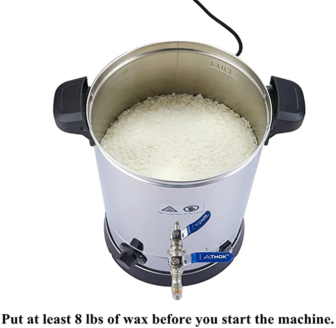 Wax Melter for Candle Making with Thermal Jacket, 20Qts/29.26Lbs Candle Melting Pot, Candle Wax Melting Pot Able to Melt All Kinds of Wax image 2